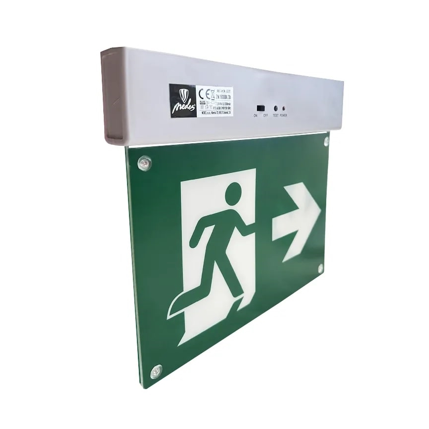 Luz de emergencia LED LED/2W/230V 6000K 300 mAh