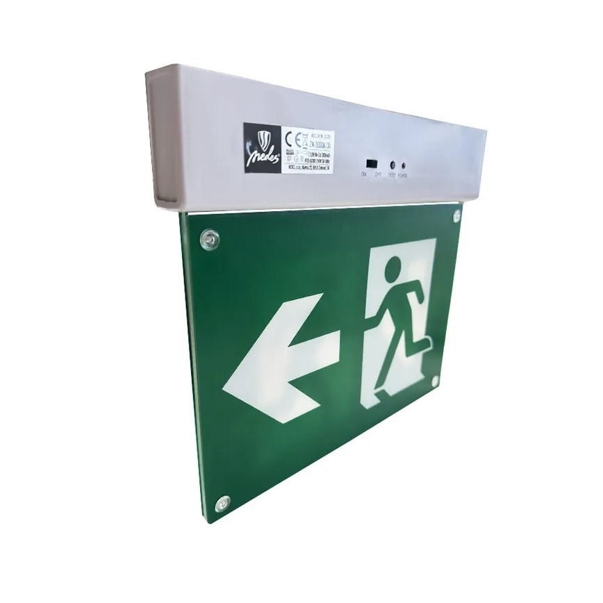 Luz de emergencia LED LED/2W/230V 6000K 300 mAh