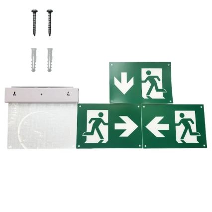 Luz de emergencia LED LED/2W/230V 6000K 300 mAh