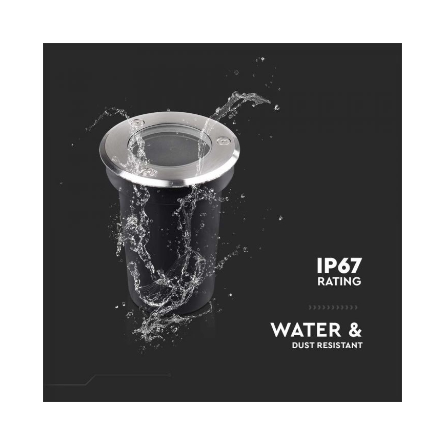 Luz de entrada para exteriores 1xGU10/35W/230V IP67