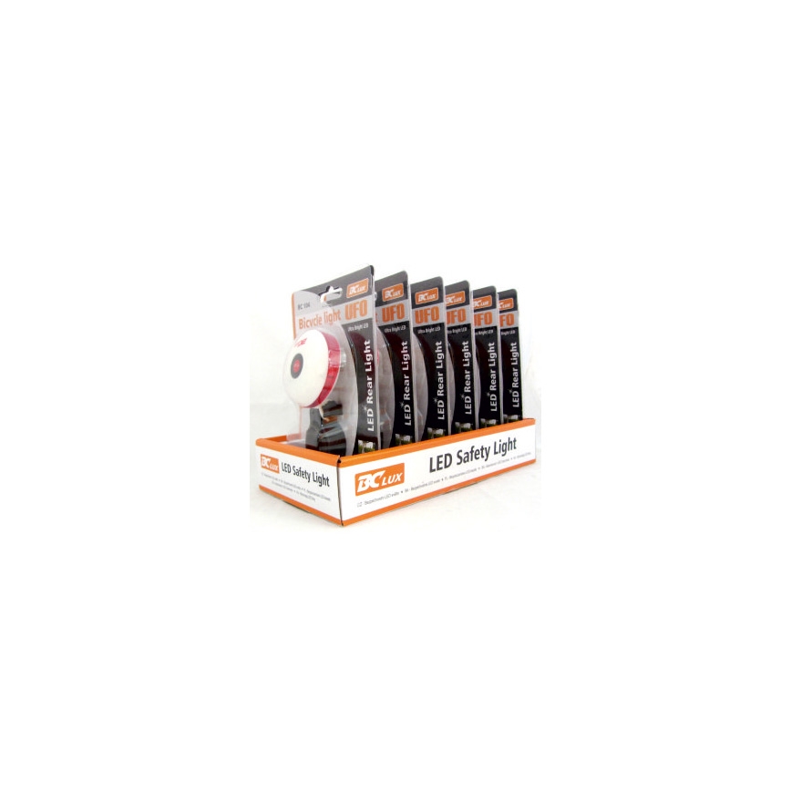 Luz de seguridad LED para bicicletas BCLUX LED/2xAAA