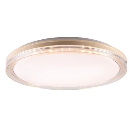 Luz de techo LED regulable para baño CASSANDRA LED/72W/230V diá. 49 cm 3000-6000K IP44 + control remoto