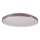Luz de techo LED regulable para baño GRAŻYNA LED/72W/230V 3000-6000K diá. 51 cm IP44 gris + control remoto