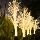 Luz decorativa solar LED/1,2V 3000K 80 cm 600 mAh IP44
