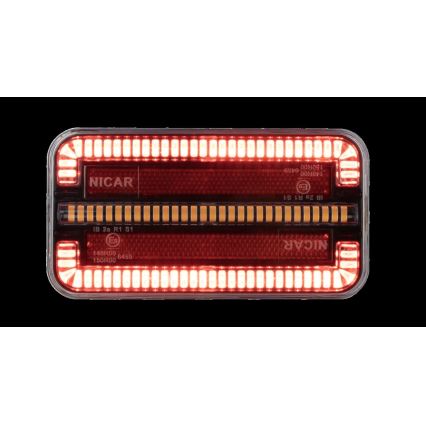 Luz LED combinada con intermitente dinámico LED/12-24V IP65