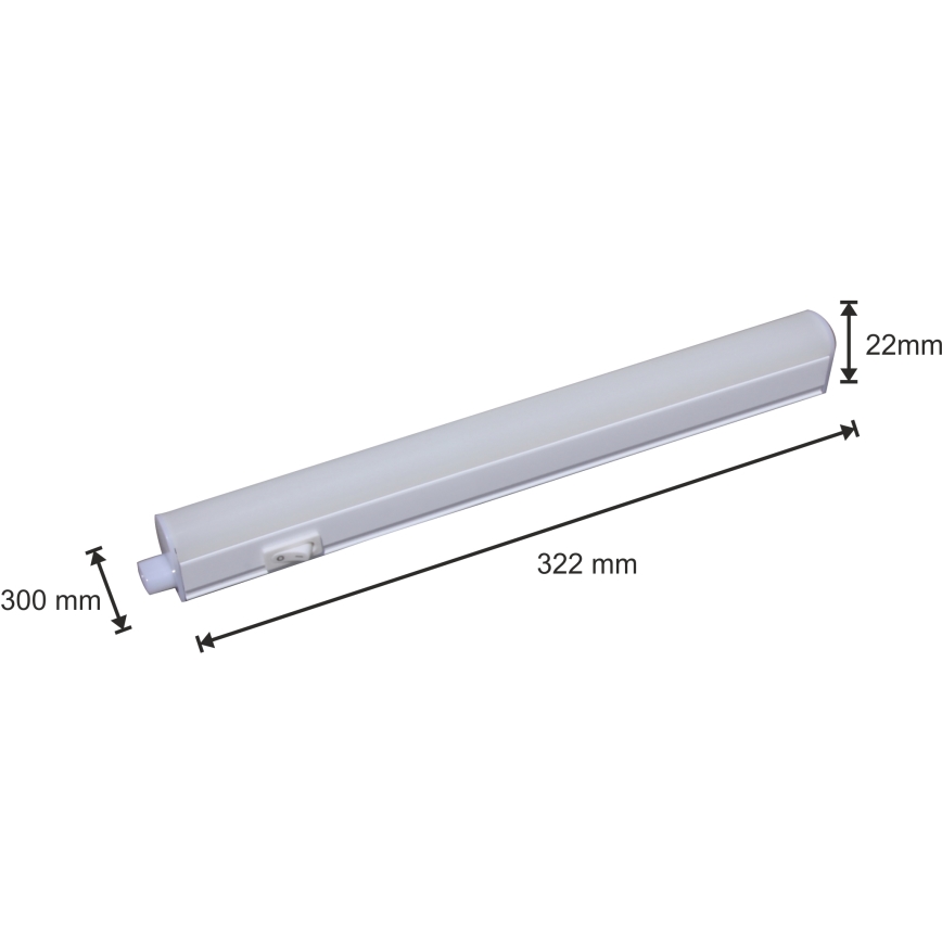 Luz LED mueble de cocina LED/4W/230V