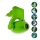 Luz LED nocturna infantil con proyector LED/0,5W/230V Verde
