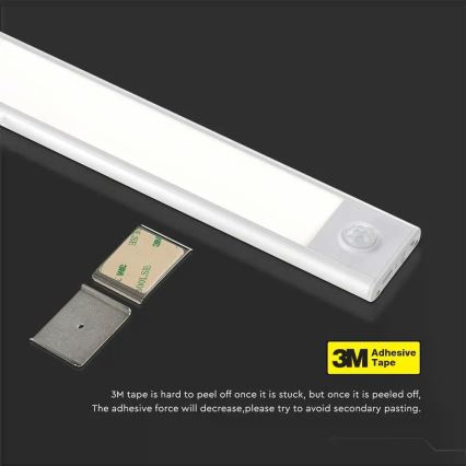Luz LED para debajo de muebles de cocina con sensor LED/1,5W/5V 1500 mAh 4000K