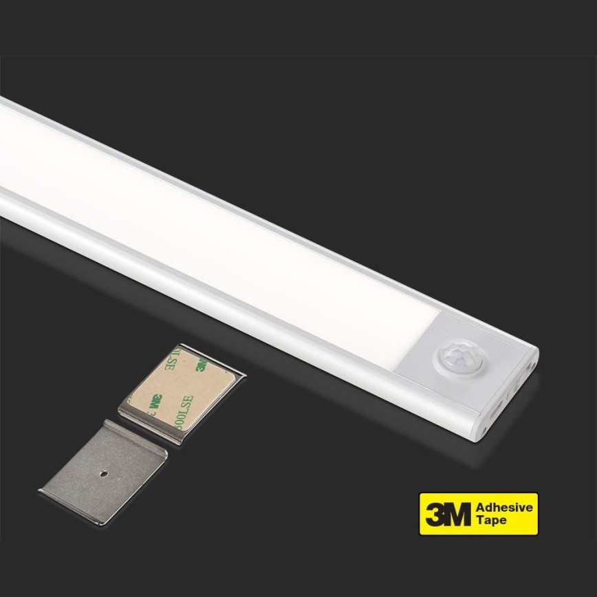 Luz LED para debajo de muebles de cocina con sensor LED/2,5W/5V 3000 mAh 3000K