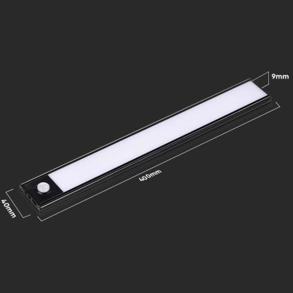 Luz LED para debajo del mueble de cocina con sensor LED/2W/5V 4000K 2200 mAh