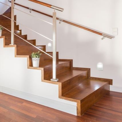 Lámpara LED para escaleras con sensor de movimiento LED/3W/230V 4000K blanco