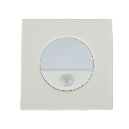 Lámpara LED para escaleras con sensor de movimiento LED/3W/230V 4000K blanco