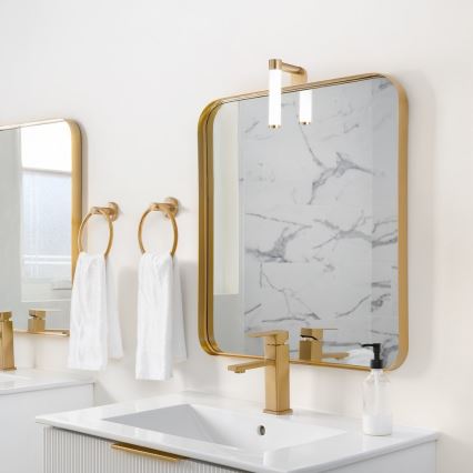 Luz LED para espejo de baño APA MINI LED/4W/230V IP44 dorada