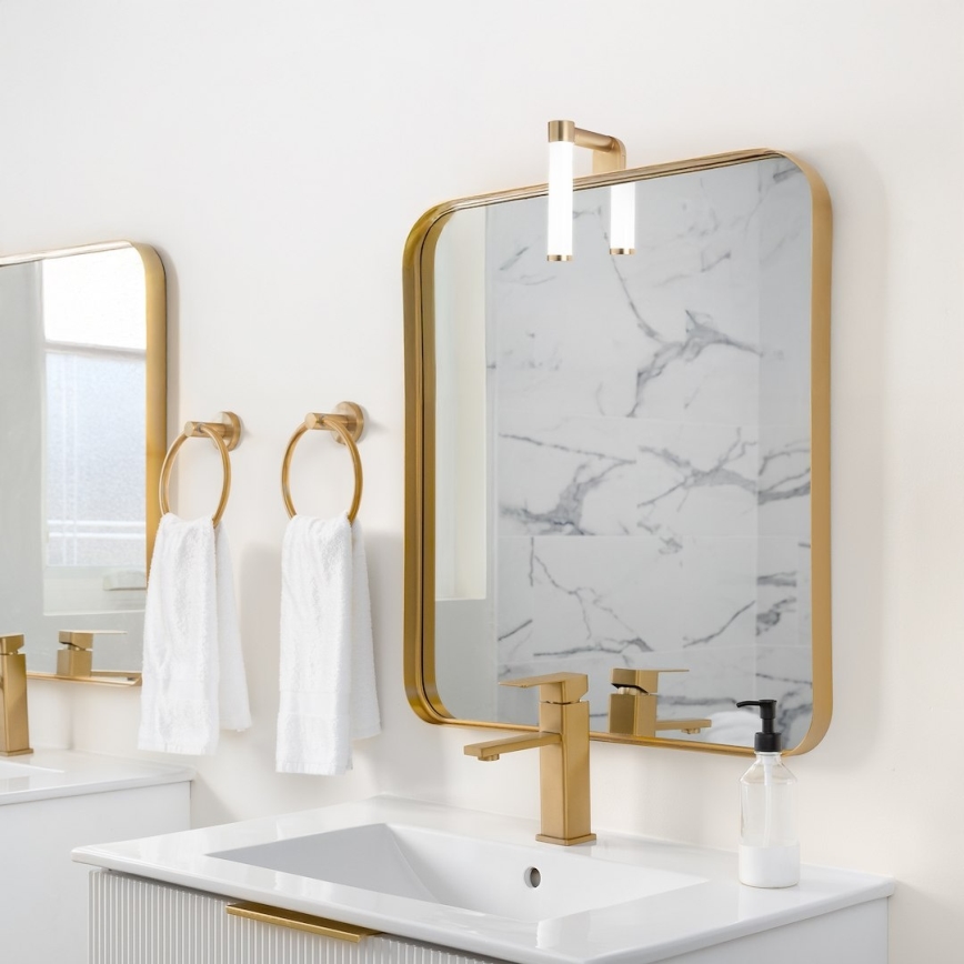 Luz LED para espejo de baño APA MINI LED/4W/230V IP44 dorada