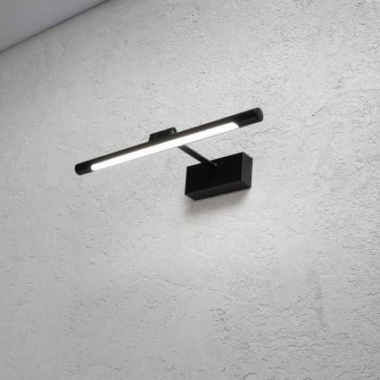 Luz LED para espejo de baño MIRROR LED/6W/230V 4000K IP44 40 cm negro