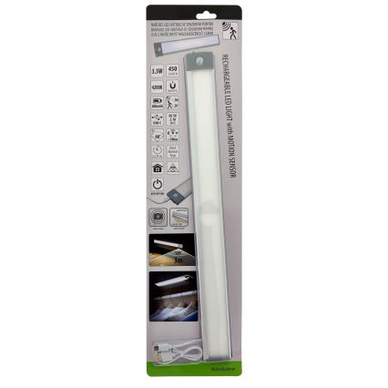 Iluminación LED recargable para muebles con sensor LED/3,5W/5V USB 800 mAh 4200K 46 cm