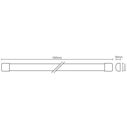 Luz LED regulable bajo el mueble de cocina con sensor LED/20W/230V 4000K IP40