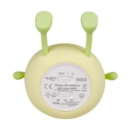 Luz nocturna infantil LED regulable y recargable LED/1W/5V 3000K 800 mAh mango