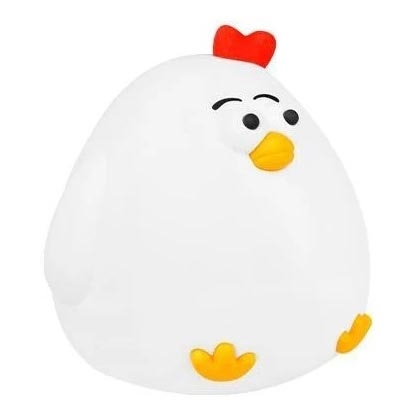 Luz nocturna infantil recargable LED regulable LED/1W/5V 3000K 800 mAh pollo