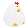 Luz nocturna infantil recargable LED regulable LED/1W/5V 3000K 800 mAh pollo