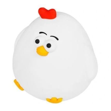 Luz nocturna infantil recargable LED regulable LED/1W/5V 3000K 800 mAh pollo