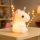 Luz nocturna infantil táctil, recargable y regulable LED RGBW UNICORN LED/1W/5V 1200 mAh