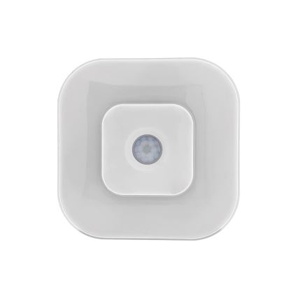 Luz nocturna LED con sensor LED/0,5W/4,5V 3xAAA blanco