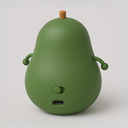 Luz nocturna infantil recargable y táctil LED regulable AVOCADO LED/1W/5V 1200 mAh