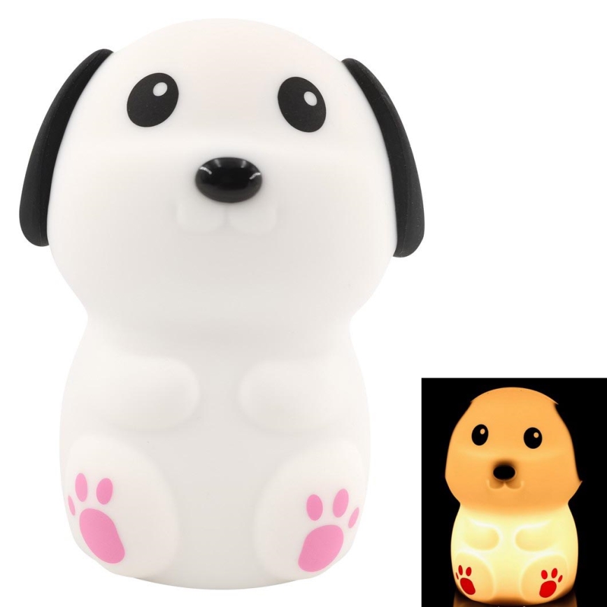 Luz nocturna LED regulable para niños LED/0,4W/1000 mAh perro