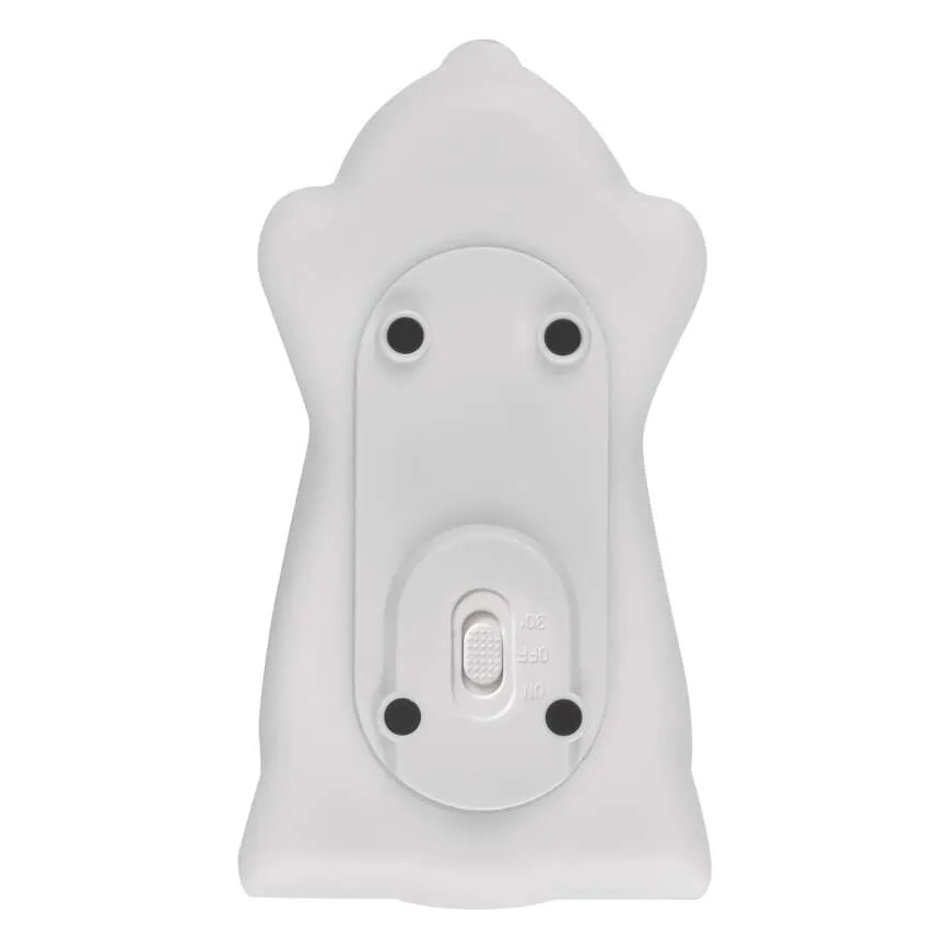 Luz nocturna táctil recargable LED RGB, 3,7 V 1200 mAh, con diseño de oso