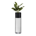 Maceta de metal LOFT 70x20 cm negro