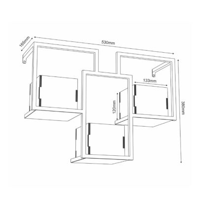Macetero de pared 38x53 cm