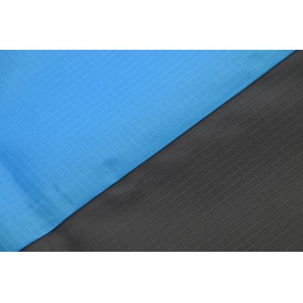Manta de playa 200x200 cm azul/gris