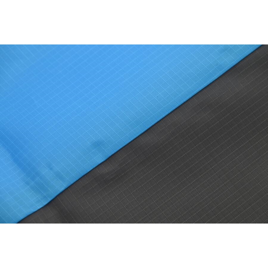 Manta de playa 200x200 cm azul/gris