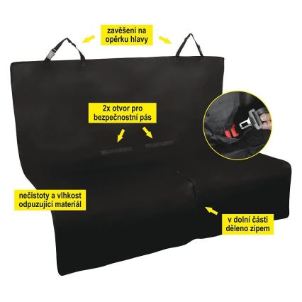 Manta protectora de coche para un perro 140x140 cm