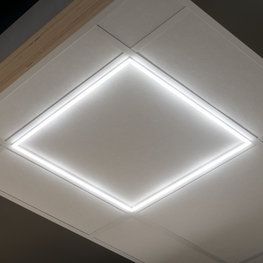 Marco empotrable LED AVAR LED/40W/230V 4000K 59x59 cm