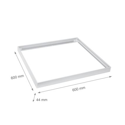 Marco metálico para instalación de paneles LED 600x600 mm blanco