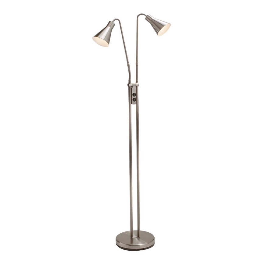 Markslöjd 102241 - Lámpara de pie ODENSE 2xE14/40W/230V