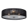 Markslöjd 104884 - Plafón BYSKE 3xE14/40W/230V negro
