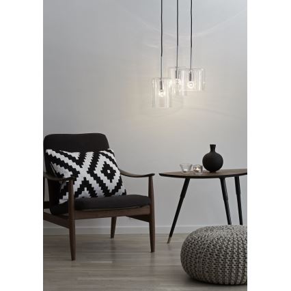 Markslöjd 105099 - Lámpara colgante ROCKFORD 3xE14/40W/230V