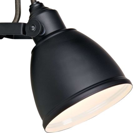 Markslöjd 105814 - Aplique FJÄLLBACKA 1xE14/40W/230V negro
