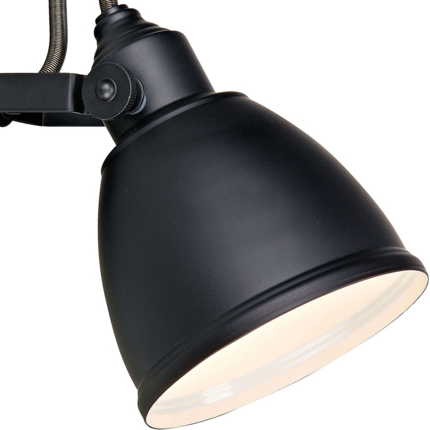 Markslöjd 105814 - Aplique FJÄLLBACKA 1xE14/40W/230V negro