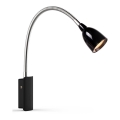 Markslöjd 105940 - Lámpara LED flexible TULIP LED/2,5W/230V negra