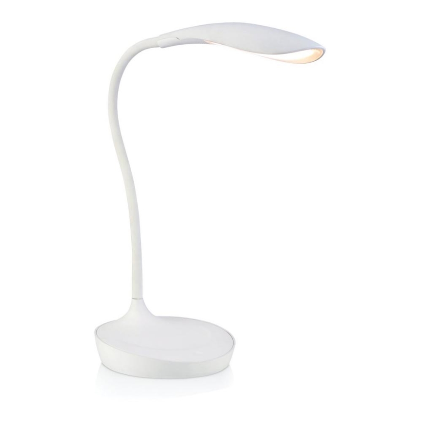Markslöjd 106093 - LED Lámpara de mesa regulable con USB SWAN LED/4,6W/230V