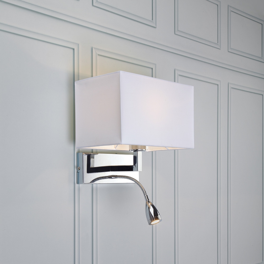 Markslöjd 106307 - Aplique LED SAVOY LED/3W+E27/60W/230V