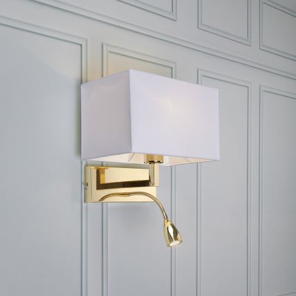 Markslöjd 106308 - Aplique LED SAVOY LED/3W+E27/60W/230V