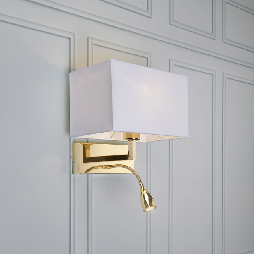 Markslöjd 106308 - Aplique LED SAVOY LED/3W+E27/60W/230V