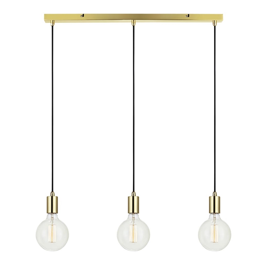 Markslöjd 106335 - Lámpara suspendida con alambre SKY 3xE27/60W/230V