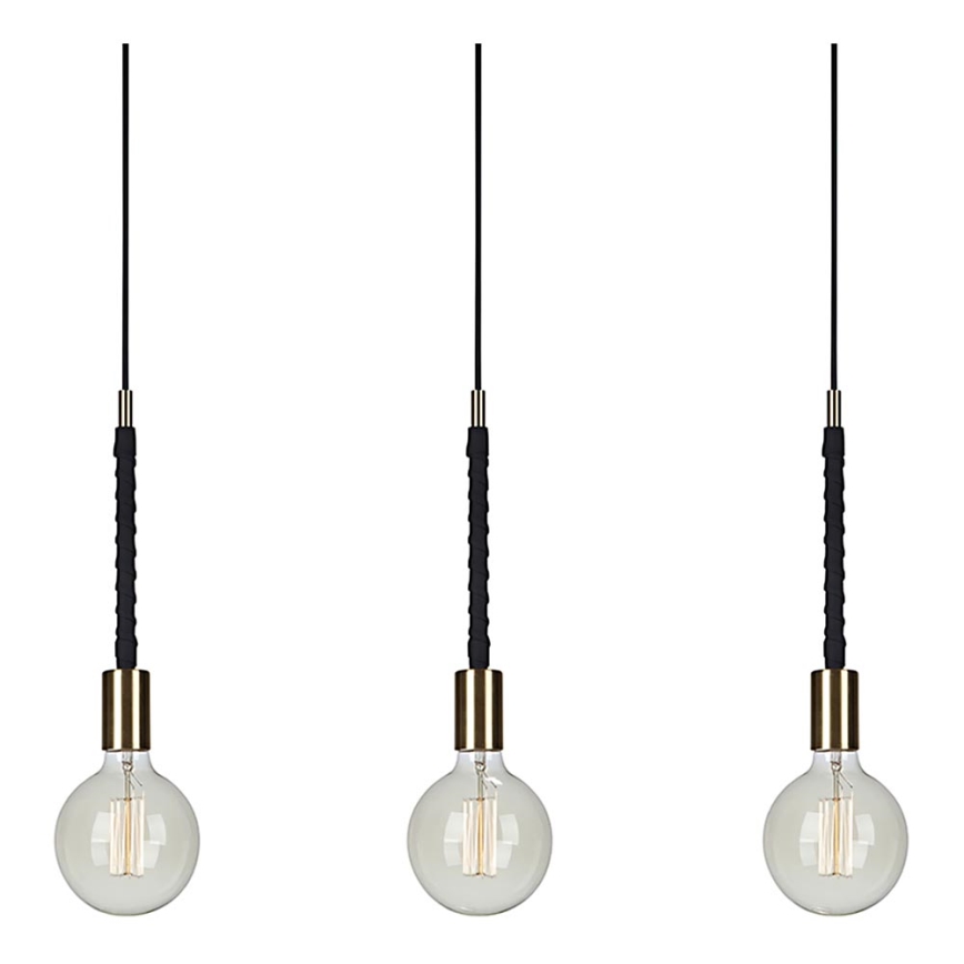 Markslöjd 106708 - Lámpara suspendida con alambre SEDLO 3xE27/60W/230V