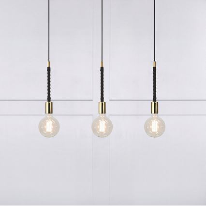 Markslöjd 106708 - Lámpara suspendida con alambre SEDLO 3xE27/60W/230V